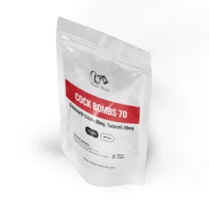 Dragon Pharma Cock Bombs 70 - 100 Tablets - Sildenafil and Tadalafil Blend