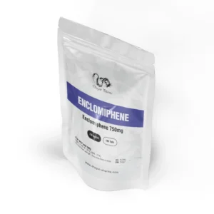 Dragon Pharma Enclomiphene 25mg tablets packaging and blister strips