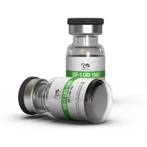Dragon Pharma IGF-1 LR3 1mg peptide vial for muscle growth